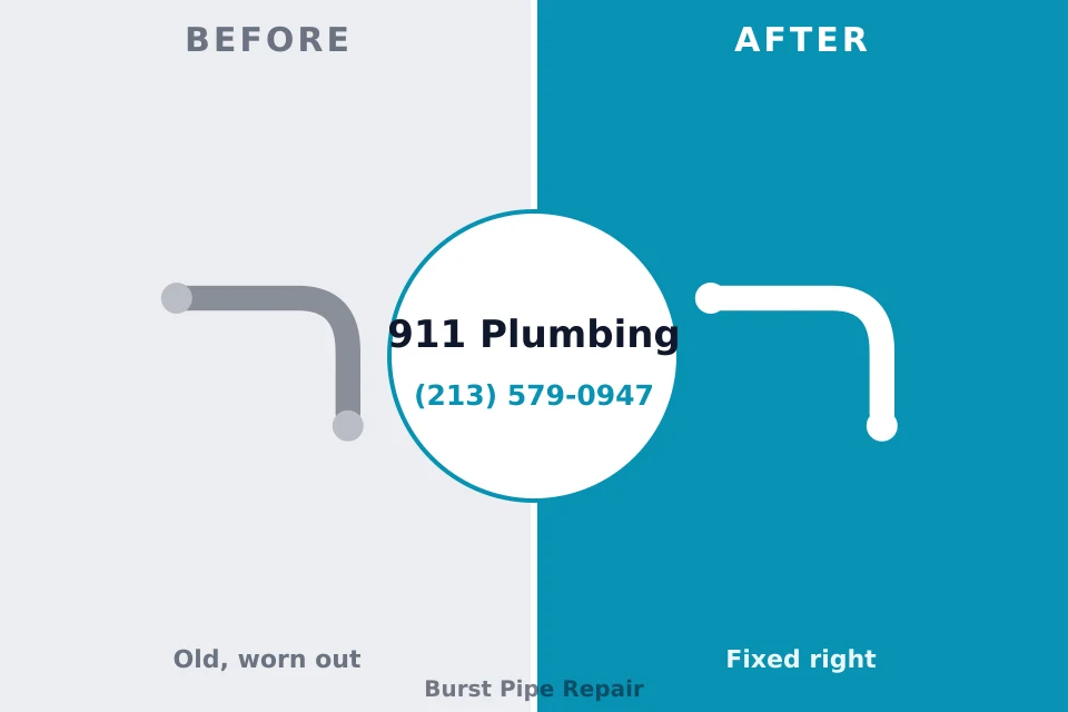 Before and after: plumbing company Gresham, OR